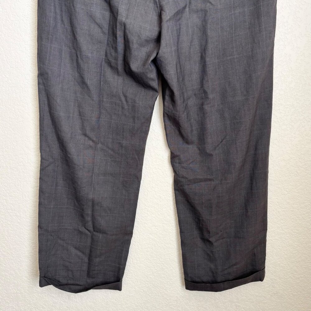 Brooks Brothers 346 Madison Fit Mens Dress Pants W38 L31 Gray Wool Blend - Picture 7 of 11